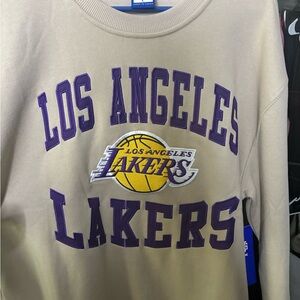 Los Angeles Lakers Beige Sweatshirt
